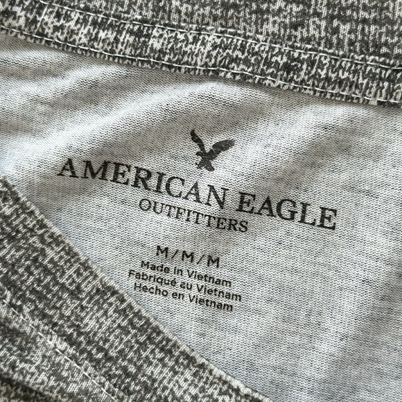 🐞Men’s American Eagle, outfitters size medium, oversized gray T-shirt - Picture 5 of 11